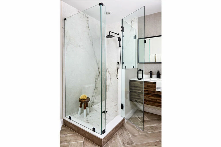 Metallic Gray Finish Square Shape Three Functiones Button Thermostatic Concealed Shower Mixer Set
