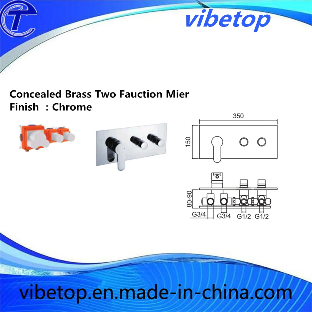 No. 1 Big Supplier for DIY Bathroom Concealed Thermostatic Mixer Shower Faucet Multi Funtion Mixer Tap